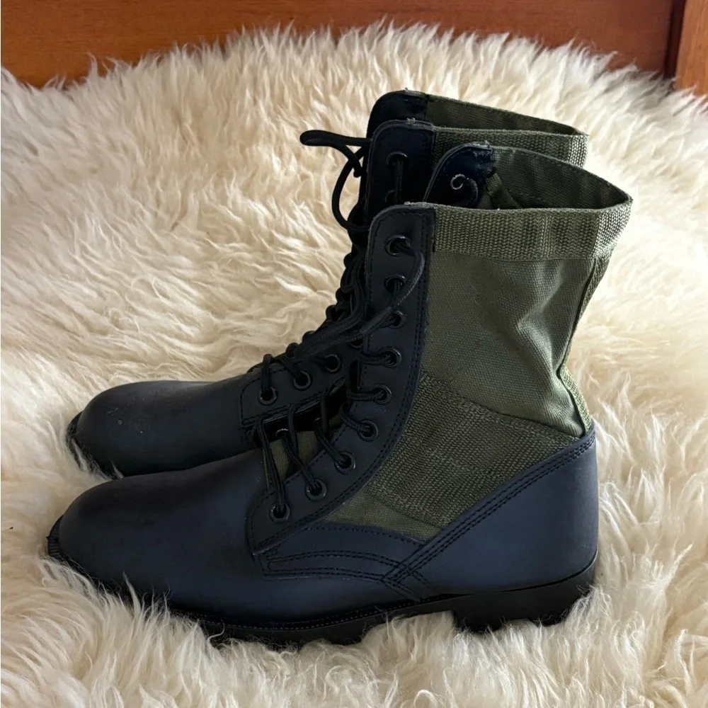 NWT Fox Military Combat Black and Olive Vietnam Jungle Boots